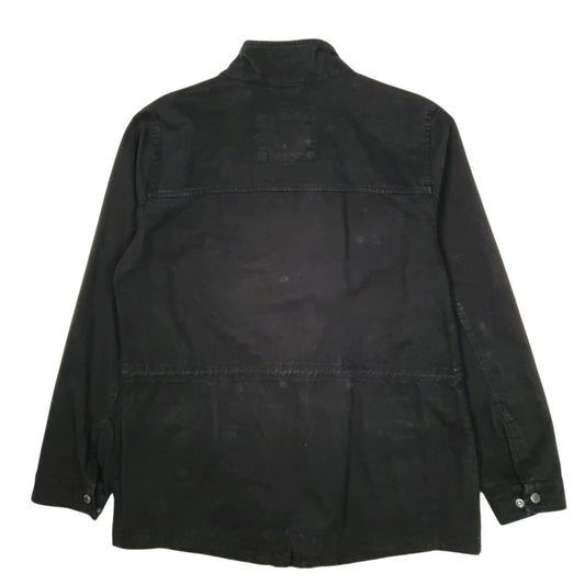 Mens Black Levis Chore Barn Windbreaker Coat