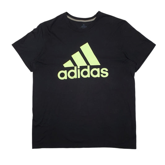 Mens Black Adidas Short Sleeve T Shirt