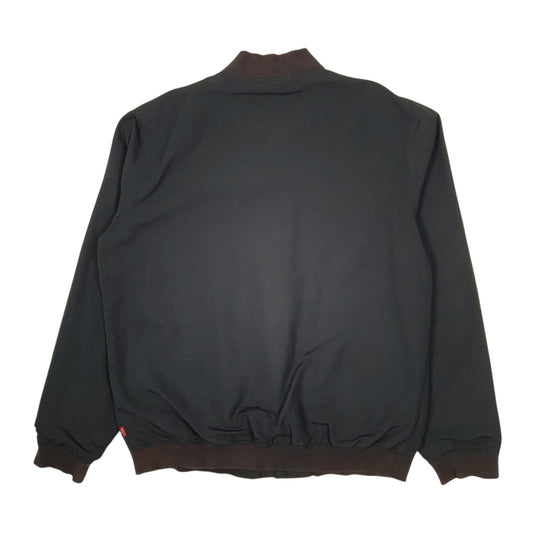 Mens Black Levis Windbreaker Coat
