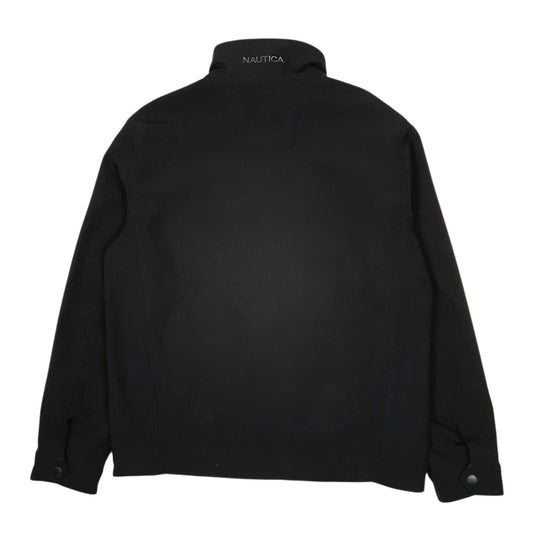 Mens Black Nautica Windbreaker Coat