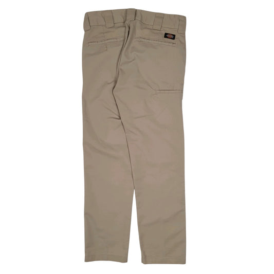 Mens Beige Dickies Flex Trousers