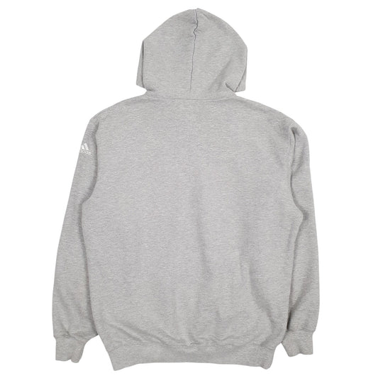 Mens Grey Adidas Hoodie Jumper