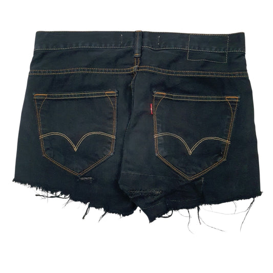 Womens Black Levis 504 Shorts