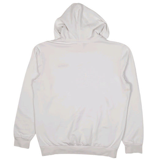 Mens White Adidas Hoodie Jumper