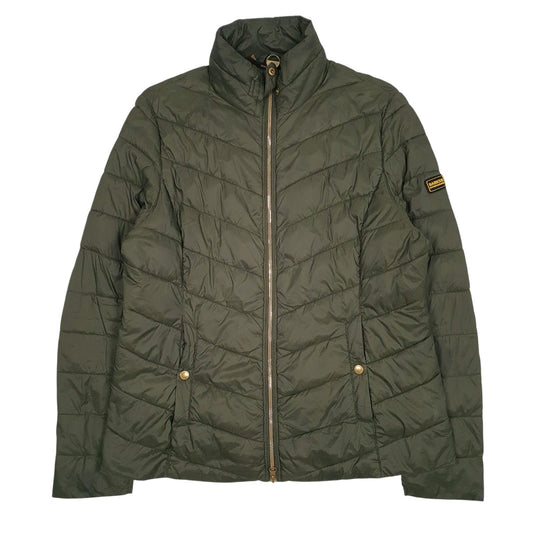 Womens Green Barbour Shoal Neck Coat