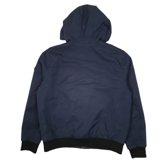 Mens Navy Levis Softshell Hoodie Active Coat