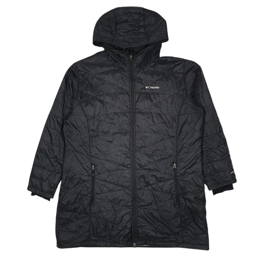 Womens Black Columbia Sportswear Company Trench Longline Omni-Heat Coat