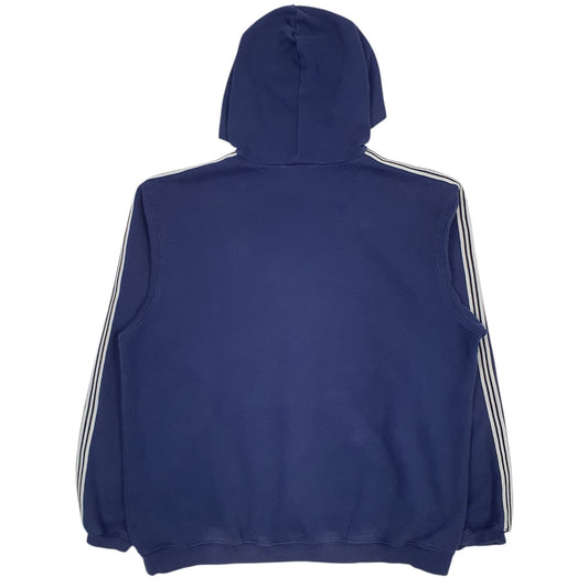 Womens Blue Adidas Hoodie Jumper