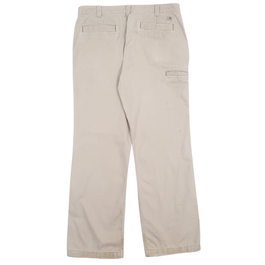 Mens Beige Carhartt Workwear Trousers