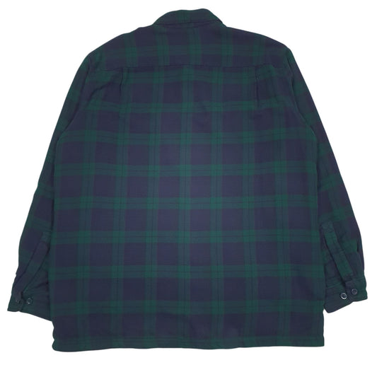 Mens Navy L.L.Bean Fleece Lined Coat