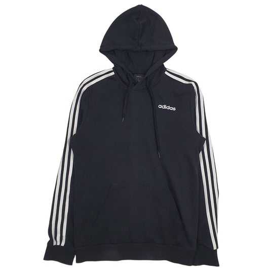 Mens Black Adidas Hoodie Jumper