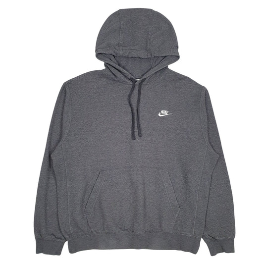 Mens Grey Nike Baggy Hoodie Jumper