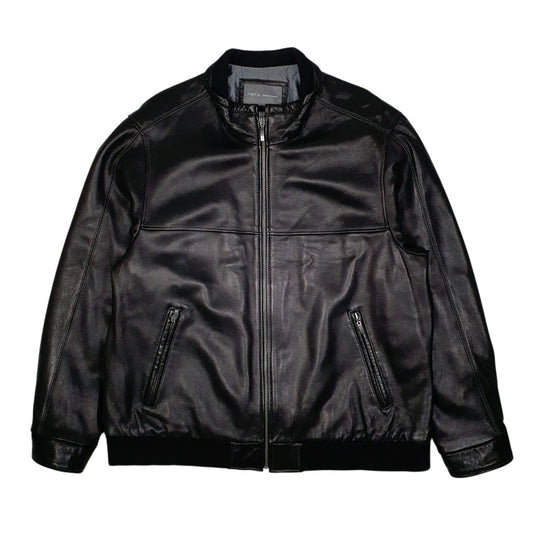 Mens Black Apt.9 Lambskin Coat