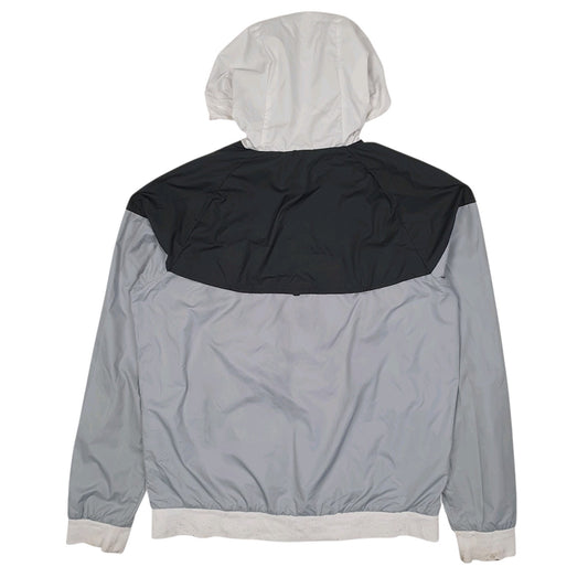 Mens White Nike Windrunner Coat