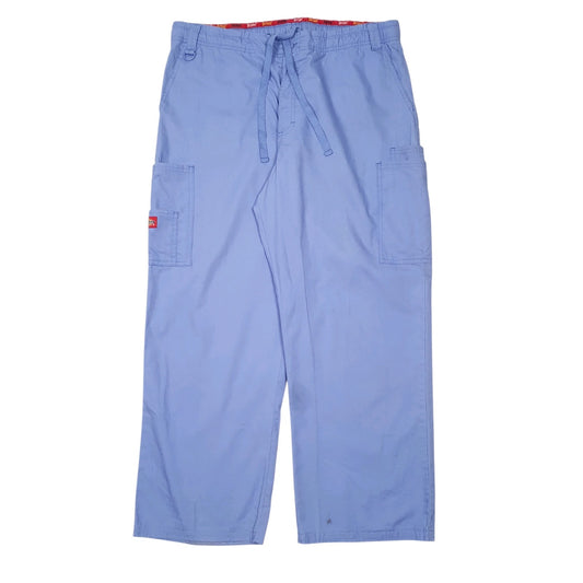 Mens Blue Dickies Vintage Cargo Jogger Trousers