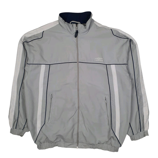 Mens Blue Umbro Vintage 2000s Hoodie Coat