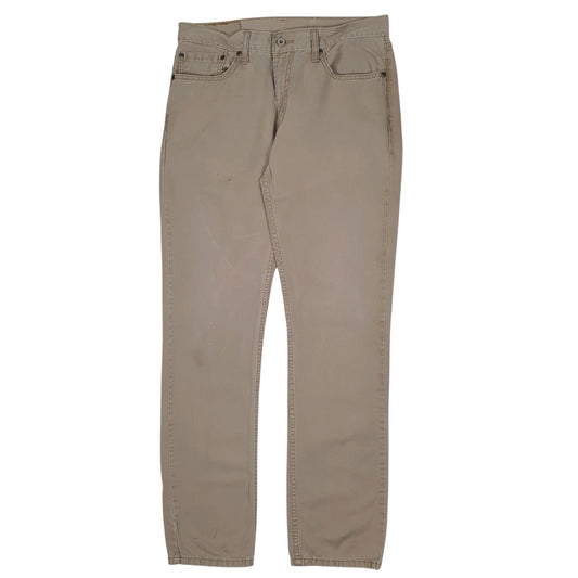 Mens Beige Levis 511 Chino Trousers