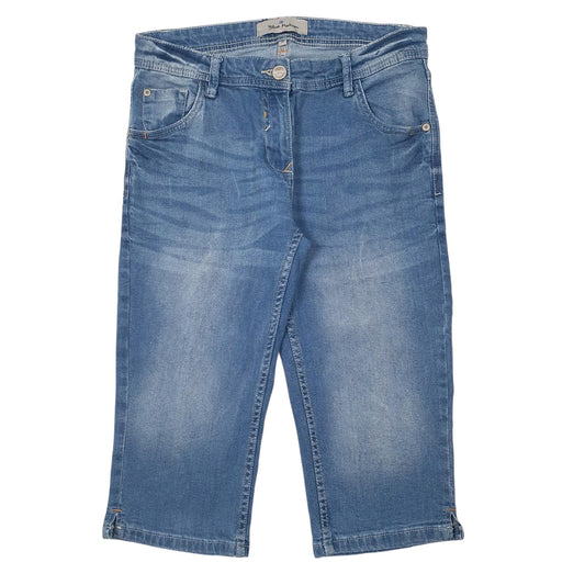 Womens Blue Blue Motion Denim Shorts