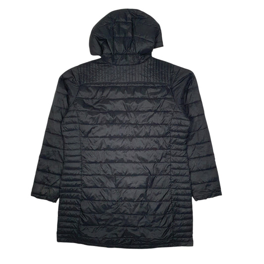 Womens Black Columbia Sportswear Company Parka Longline Trench Crewneck Coat