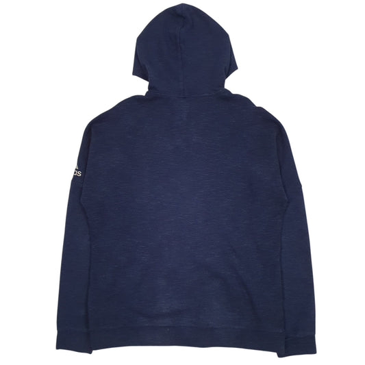 Mens Navy Adidas Full Zip Jumper