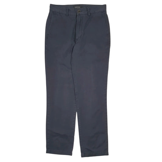 Mens Navy Guess Chino Trousers