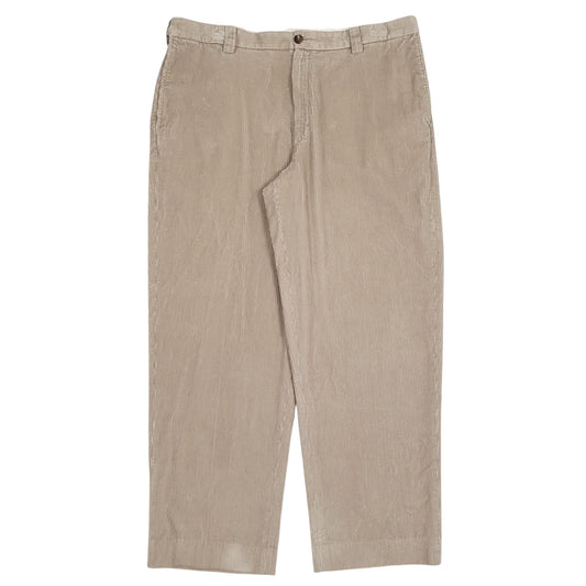Mens Brown L.L. Bean Corduroy Trousers