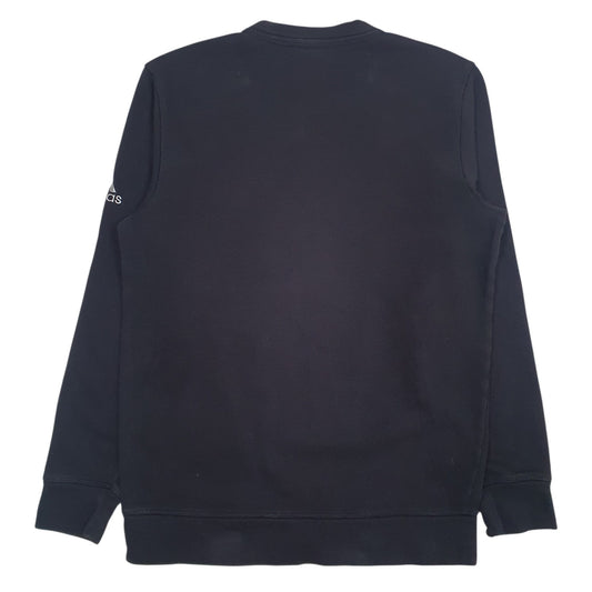 Mens Black Adidas Crewneck Jumper