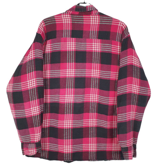 Mens Pink Cheenos Padded Crewneck Coat