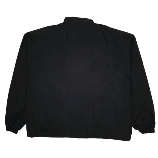 Mens Black Champion Quarter Zip Coat