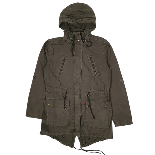 Mens Green Levis Military Lightweight Coat