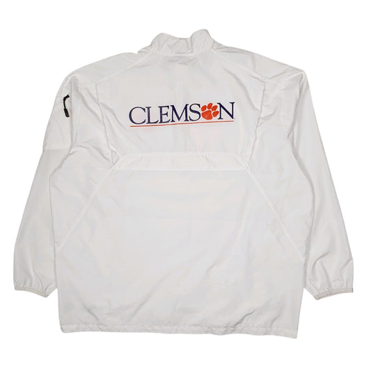 Mens White Nike Storm Fit Clemson University Coat