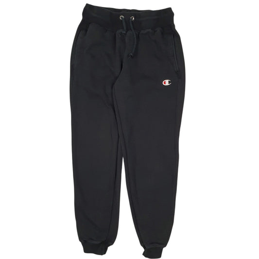 Mens Black Champion Reverse Weave Jogger Trousers