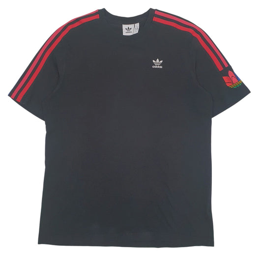 Mens Black Adidas Short Sleeve T Shirt