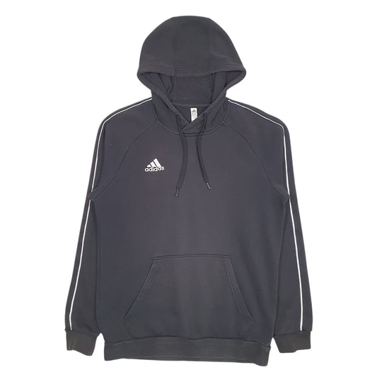 Mens Black Adidas Hoodie Jumper
