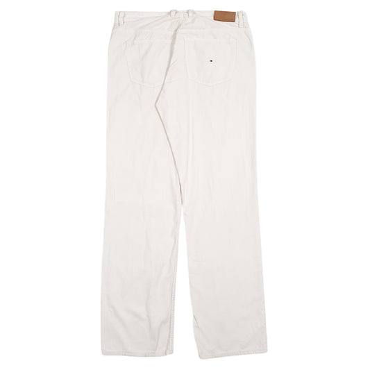 Mens Cream Tommy Hilfiger Trousers