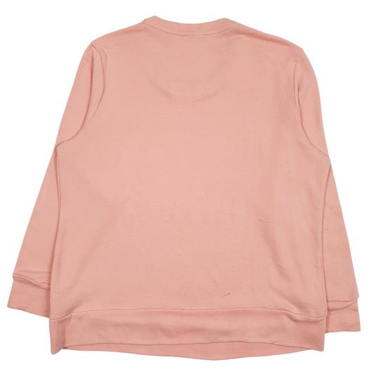 Womens Pink Adidas Climalite Crewneck Jumper