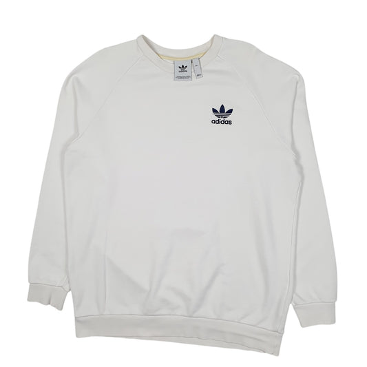 Mens White Adidas Ice Cream Crewneck Jumper