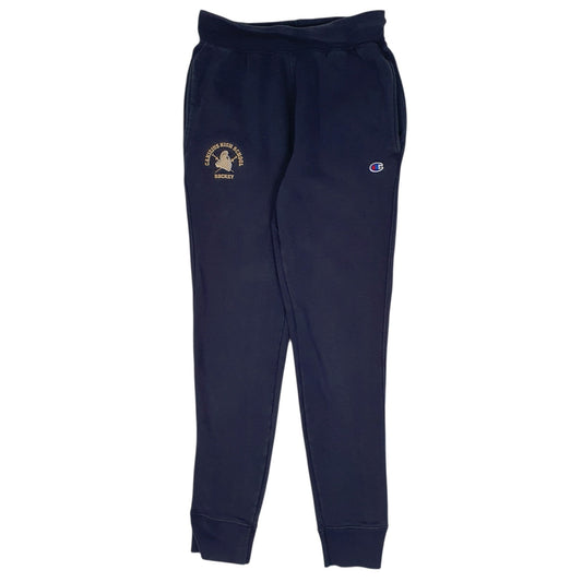 Mens Navy Champion Canisius High School Hockey Reverse Weave Jogger Trousers