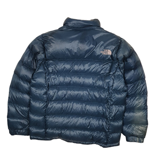 Mens Blue The North Face Nuptse Coat