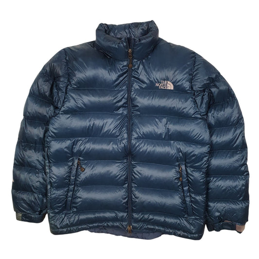 Mens Blue The North Face Nuptse Coat