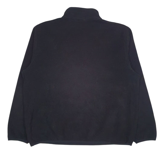 Mens Black Nautica Quarter Zip Jumper