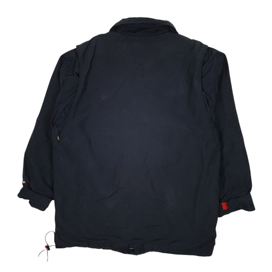 Mens Navy Tommy Hilfiger Tommy Jeans Full Zip Coat