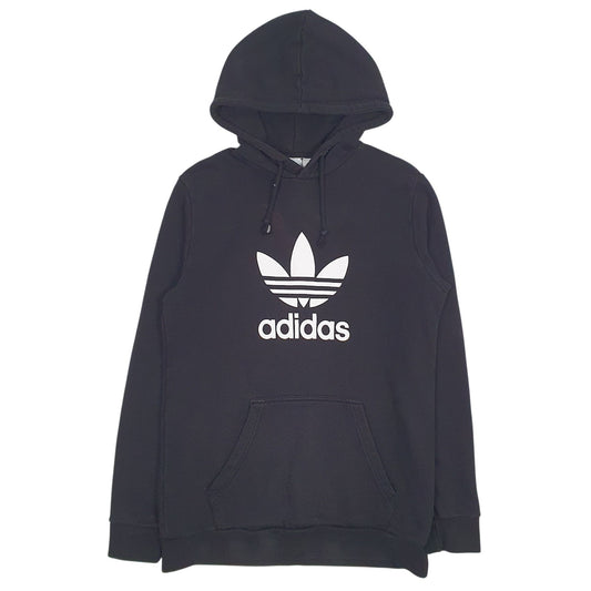 Mens Black Adidas Hoodie Jumper