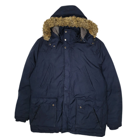 Mens Navy Levis Puffer Coat