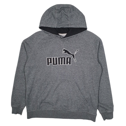 Womens Grey Puma Hoodie Jumper