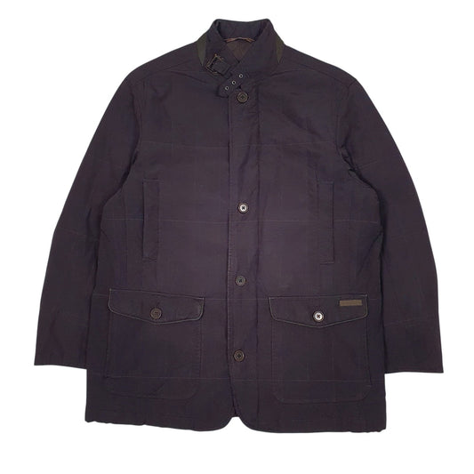 Womens Purple Crocodile Coat