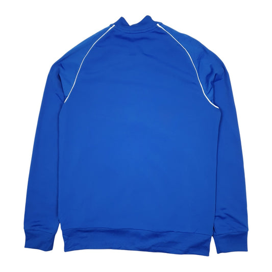 Mens Blue Adidas Originals Track Top Full Zip Jumper