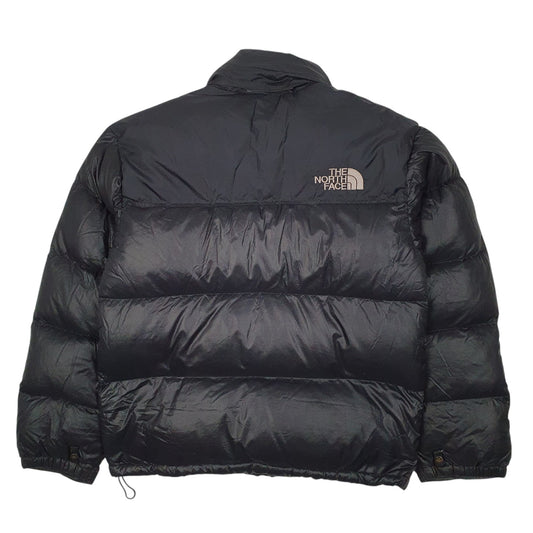 Mens Black The North Face Nuptse Coat