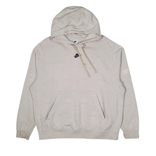 Mens Beige Nike Hoodie Jumper