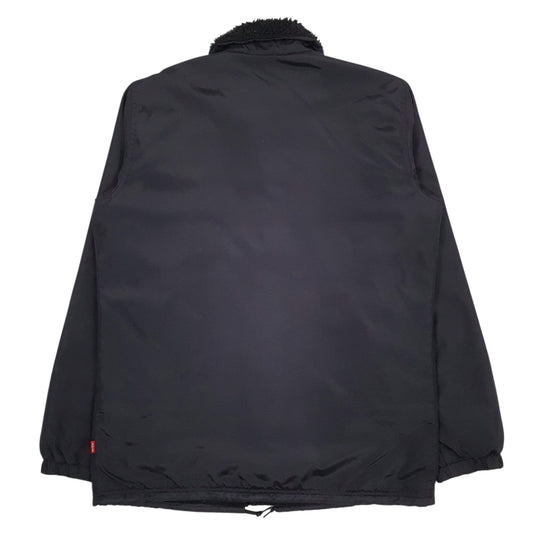 Mens Navy Levis Sherpa Lined Coat
